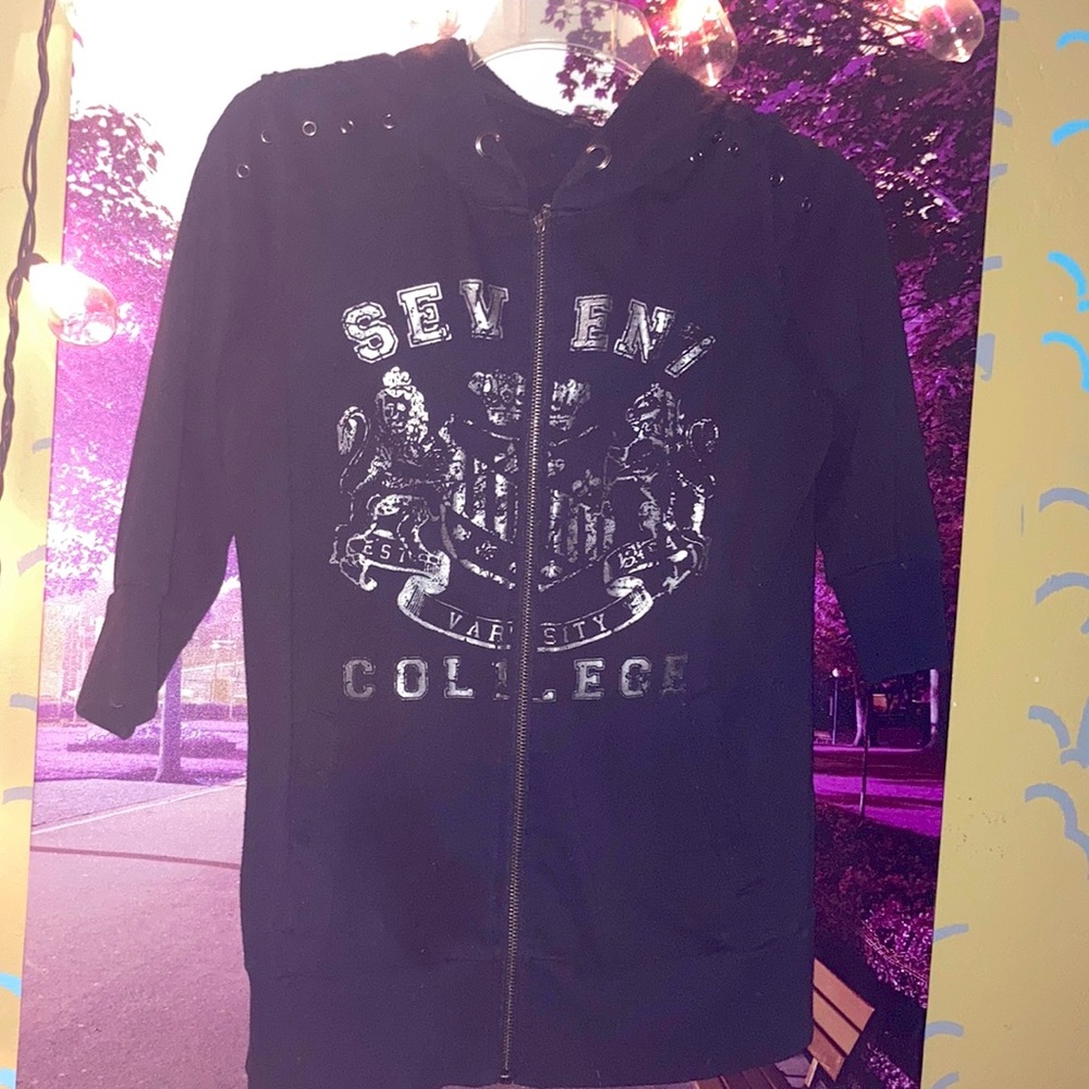 Seven7 zip up hoodie